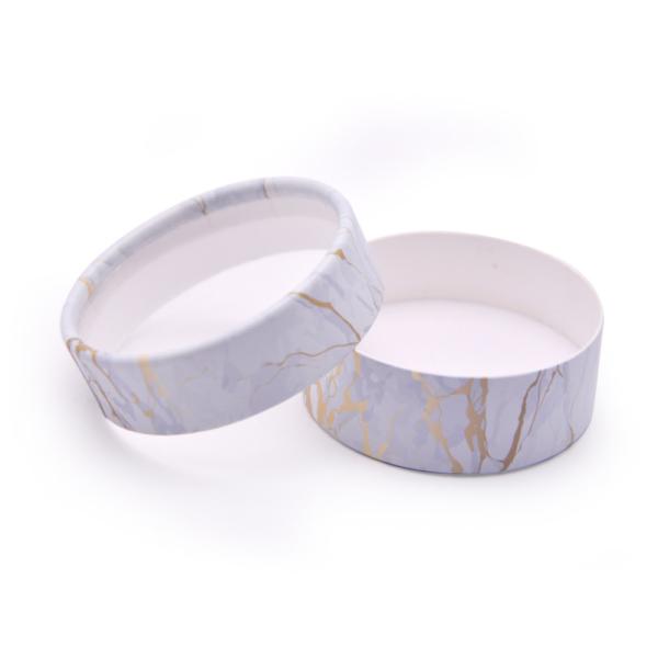 Round Transparent Window Eyelash Packaging Box With Lid And Bottom
