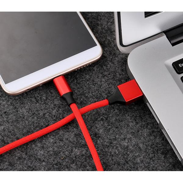 Universal USB Type C Cable , Android Data Cable Charger 3.0 With Gold Plated Connector