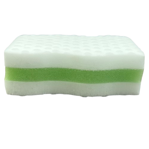 Durable 3-Layer Interlayer Cleaning Sponge - Reusable & Fireproof