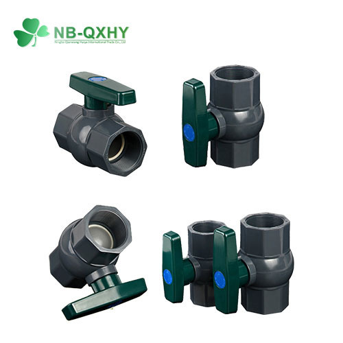 UV Protection High Weight Plastic Valve for DIN Standard UPVC Threaded Octagonal Ball