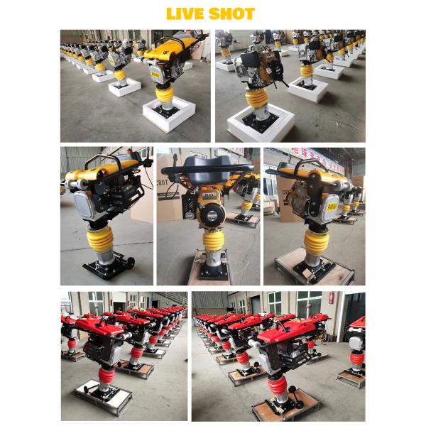 Road Construction Tamping Rammer Compactor Machine RM80 for Compaction