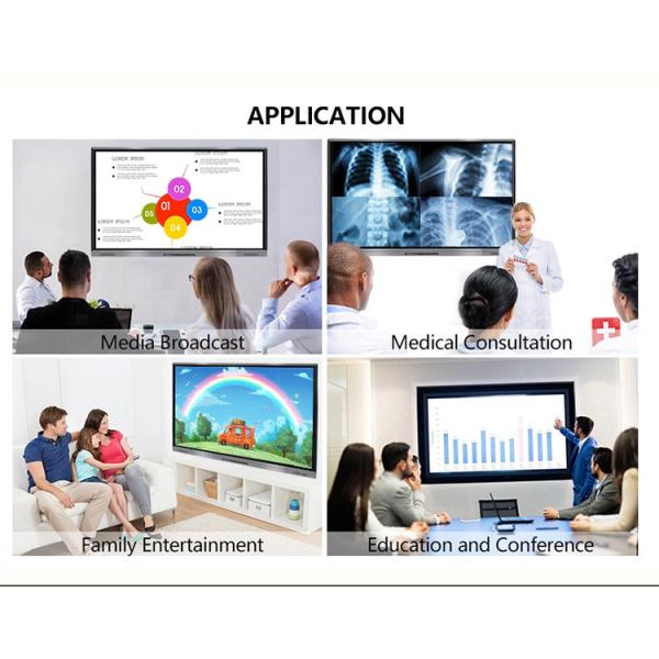 Smart Interactive Whiteboard 65" Interactive Display Interactive Flat Panel For Kids