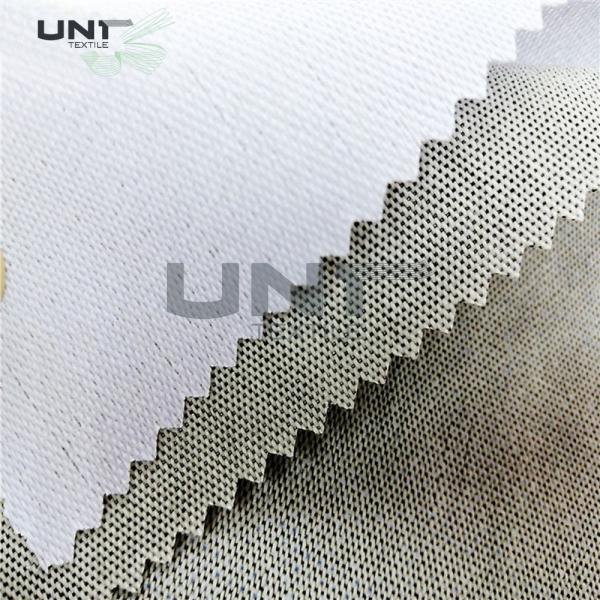 Cotton Cap Woven Fusible Interlining Roll With Hard LDPE Glue