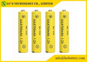 Quality Professional NICD AAA 700mah Rechargeable Batteries Wide Temperature Range for sale