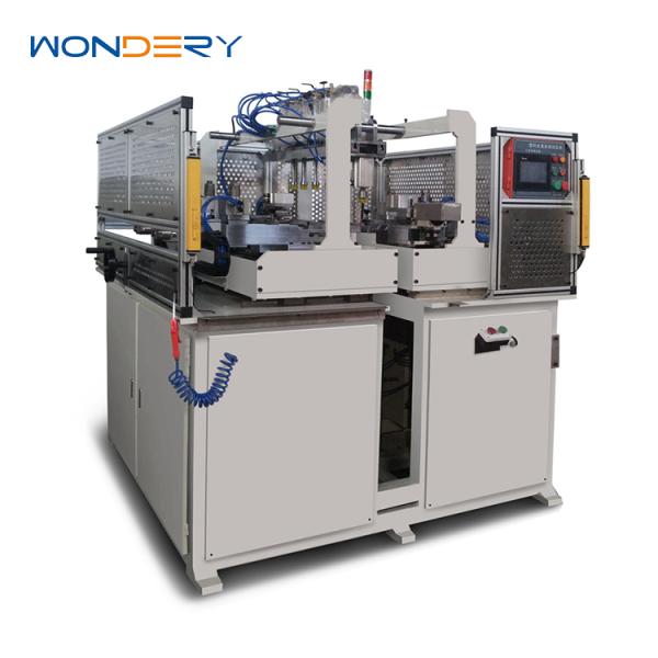 Semi Automatic PLC Radiator Clinching Machine 1000MM Header Distance