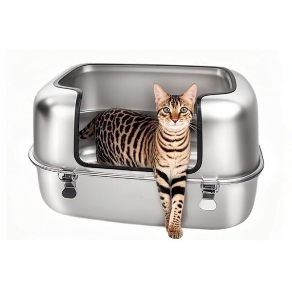 Smart Litter Box Odor Absorption Odor Control Self-Cleaning