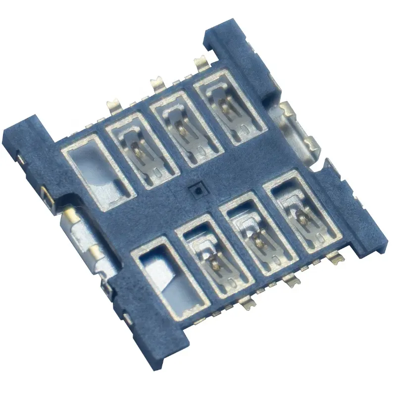 SIM 6P Micro-Card Mobile Phone Card Slot Pull-Out Pull Type Smart Card Connector