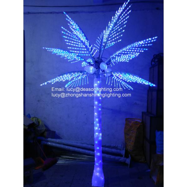 color changing led palm tree light