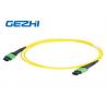 Buy cheap Single Mode 12 Fiber Patch Cord Accessories , MPO Patch Cord Truck Cable Jumper from wholesalers