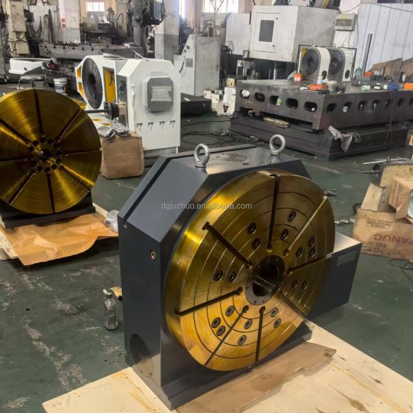 Vertical rotary table setup
