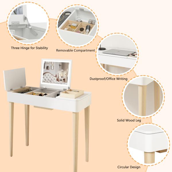 LED light Makeup Dressing Tables E1 With Mirror