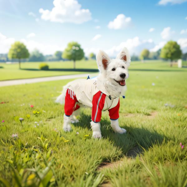 Solid Waterproof Dog Poncho for Small Medium Dogs Cats Reflective Raining Jacket Fall