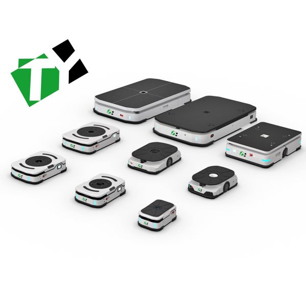 Running Speed 0-25 Stepless Speed Regulation AGV Robot for Precise and Smooth Trackless Transfer Trolley