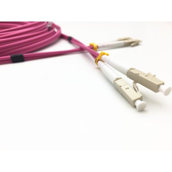 LC/LC OM4 Multimode Fiber Jumper Cable Patch Cord100G Duplex 50/125 LSZH 1/2/3/5m