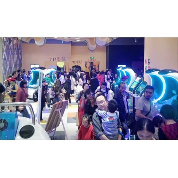 2 Players Virtual Reality 9d Egg Chair Vr Roller Coaster Game Machine