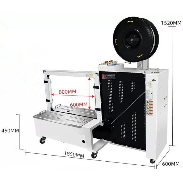 400W/3A Automatic Durable Bundle Tying Machine for Carton and Box PP Strapping
