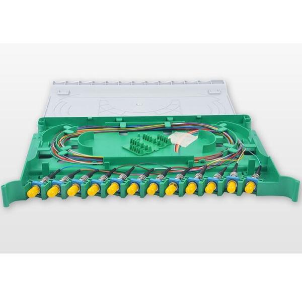 288 Core Fiber Optic Distribution Unit , Multimode 144 Port Fiber Patch Panel