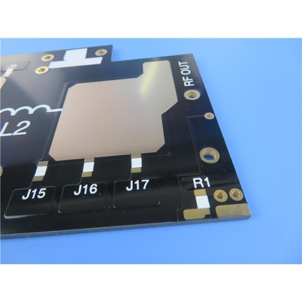 Microwave Composite Dielectric RF PCB Board 1.0mm Double Sided PCB