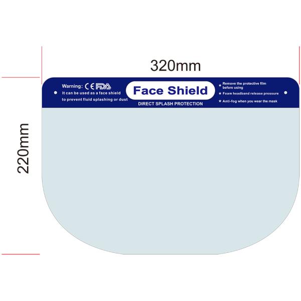 Clear Plastic Anti Spatter Face Shield