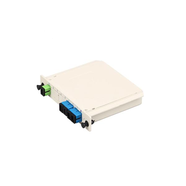 1X4 SC Fiber Optic PLC Splitter in Standard LGX Module for CATV Solution