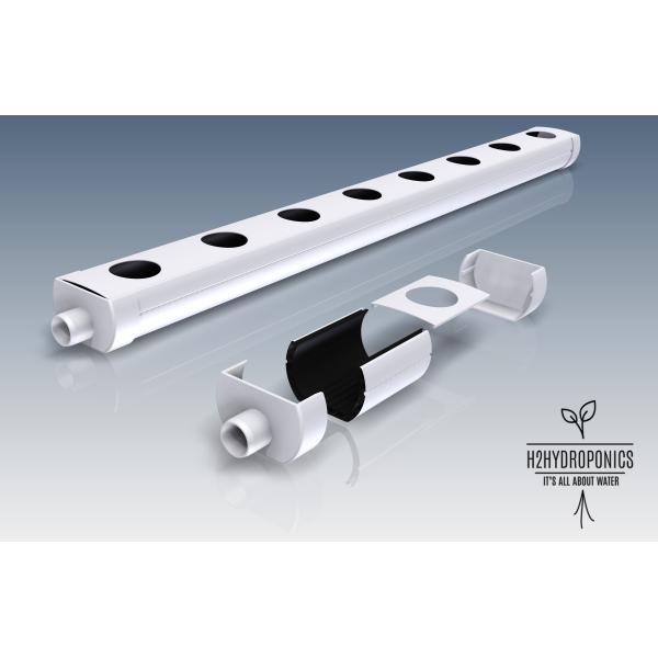 100% Virgin Pvc Pipe Large Plastic Greenhouse Elliptical Shape Hydroponic Nft System