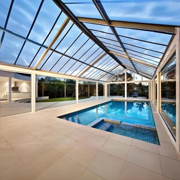 High Tenacity PC Polycarbonate Solid Sheet For Swimming Pool Cover With Good Impact Resistance