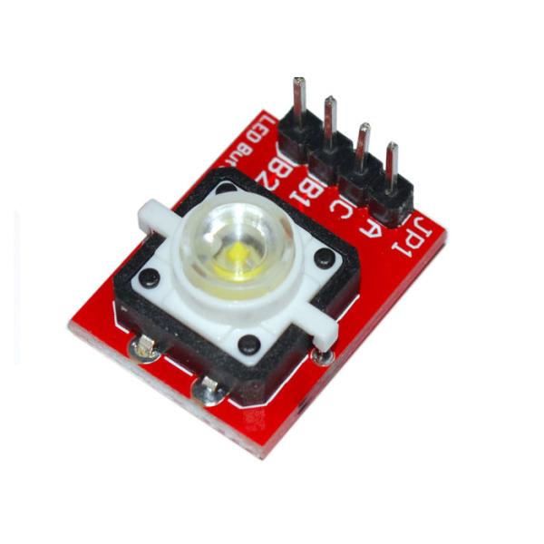 DIY LED Light Arduino Button Module For Raspberry Pi , 20.7*15.5*9 Cm Size