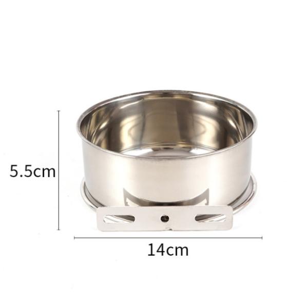 dog Bowls Collapsible Customized Height Wall Mounted Elevated Pet Feeder
