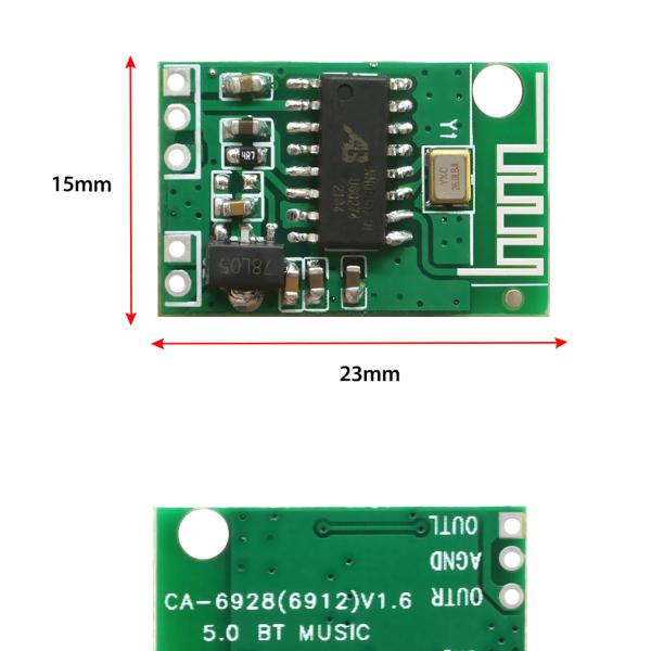 1 Channel 12V DC Digital Output BT Audio Module Speaker Amplifier Board