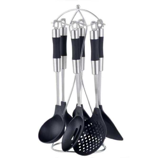 Customized Logo Kitchenware Tools Set Turner Slotted Soup Ladle Set Cookware Utensils