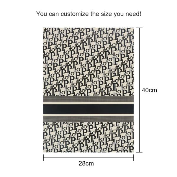 Recycled LDPE HDPE Plastic Flat Bags For Gift Packaging
