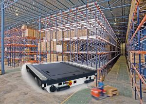 Quality Customized Radio Shuttle System , Warehouse Pallet Shuttle Racking System for sale