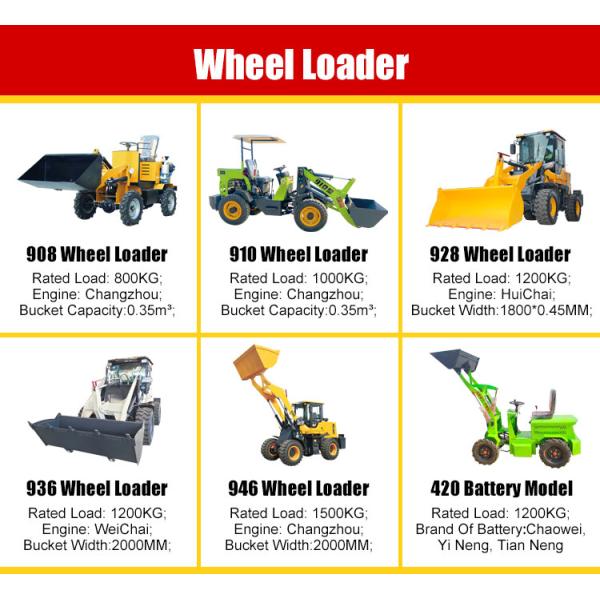 New Condition Bucket Loader Mini Wheel Loader 4x4 with Log Grapple Articulating Compact Mini Front End Loader