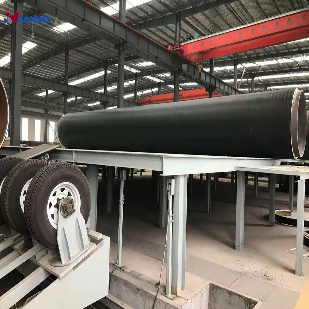 Durable Polyurethane PU Spraying Foam Pre-Insulated Pipe Production Line