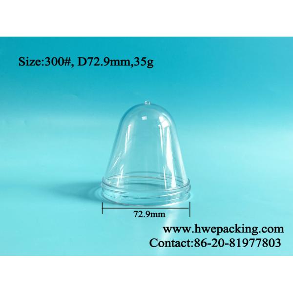 300# Plastic Easy Open Can PET Bottle Preform With Screw Lid
