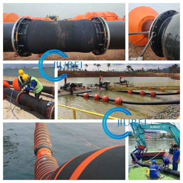 8mm Outer Shell DN450 HDPE Floating Pipe for Effective River Dredging Solutions