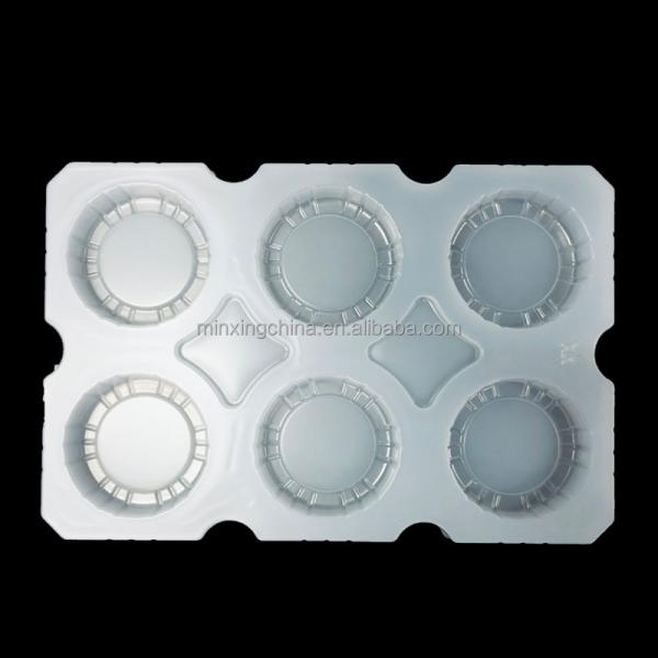 Customizable Disposable Plastic Insert Tray for Candy Beverage Bottle Shaped Ice Cream