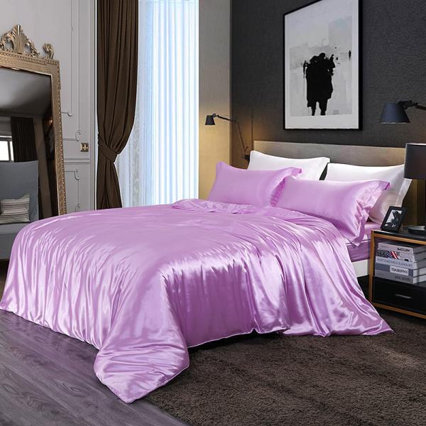 Buy Grade A Fluffy Silk Fitted Sheet Set , 20×36inch Mulberry Silk Sheets Double Bed at wholesale prices