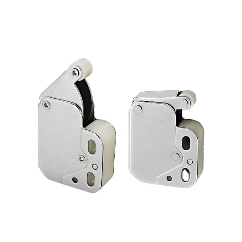 Automatic Spring Lock Cabinet Door Latch Mini Spring Push Open Lock Snap Latch
