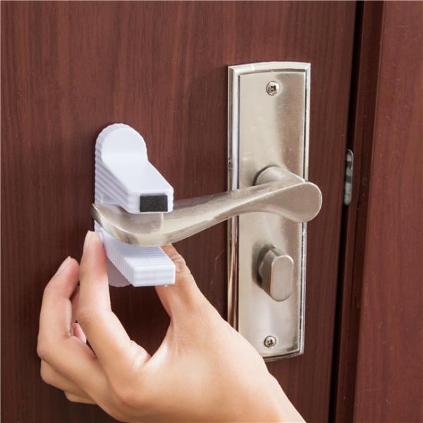 Smart Child Safety Door Locks Plastic Material 90*75*25MM Size ROHS Approval