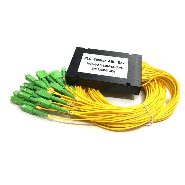 1:32 SM G652D ABS Module Passive 1x32 Fiber Optic PLC Splitter