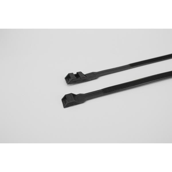 Buy DM-9*180mm Black Nylon Material strong single loop lock zip ties at wholesale prices