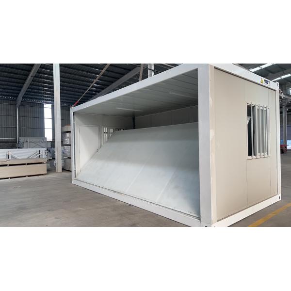 Flexible Quick Assembly 20ft Waterproof Fireproof Folding Frame Container Van House in Modern Style with Security Door