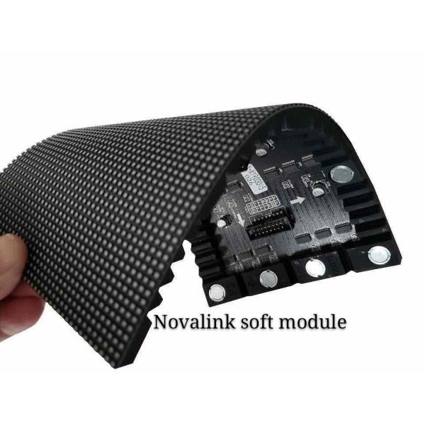 Indoor slim Wave-shape HD LED poster with soft module
