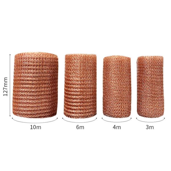 Knitted Copper Rodent Mesh With 100mm Width For Rodent Control