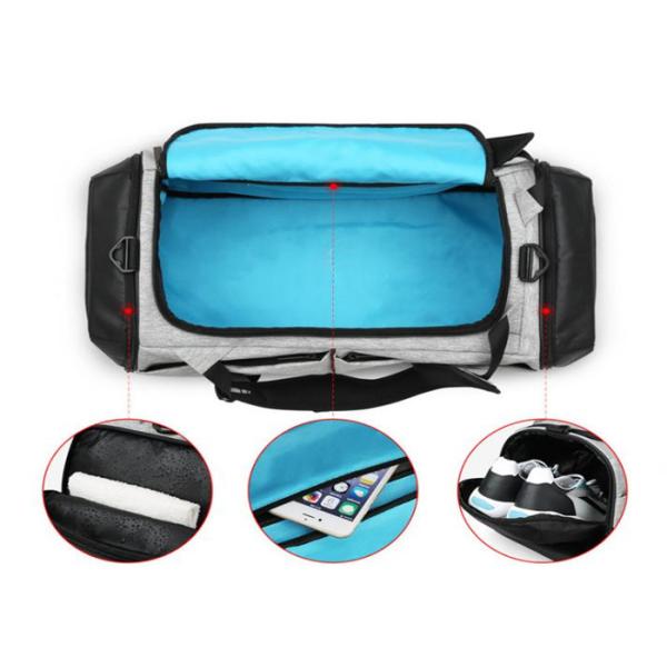 Gym Duffle Bag Backpack , Personalized Duffle Bag With Shoe Compartment