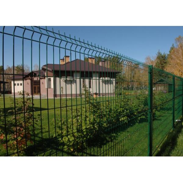 PVC Welded Wire Green Mesh Security Fencing 358 2.2m width