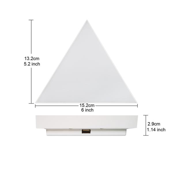 Smart Wifi Control LED Holiday Lights RGB Smart Triangle LED Light Panel For Living Room
