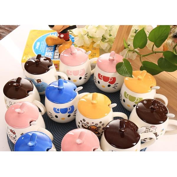 Kitchen 12 Oz 8x8.5cm Coffee Mug With Spoon