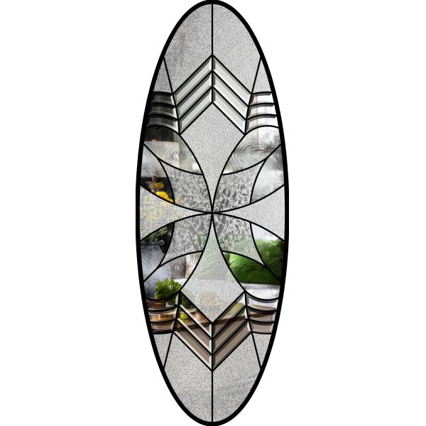 Frost Resistant Exquisite Entry Door Window Frame Replacement Crystal Clear